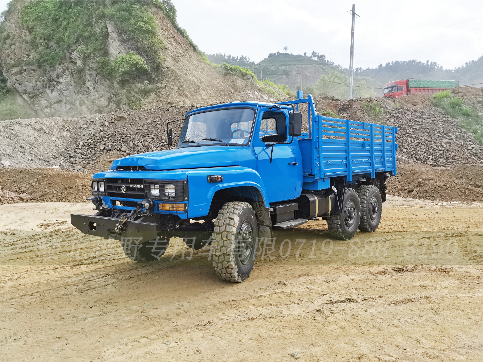 yyds!东风尖头6六驱6×6eq2082/东风240军车复杂路况试行!