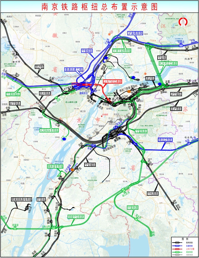 上元门铁路过江通道图片