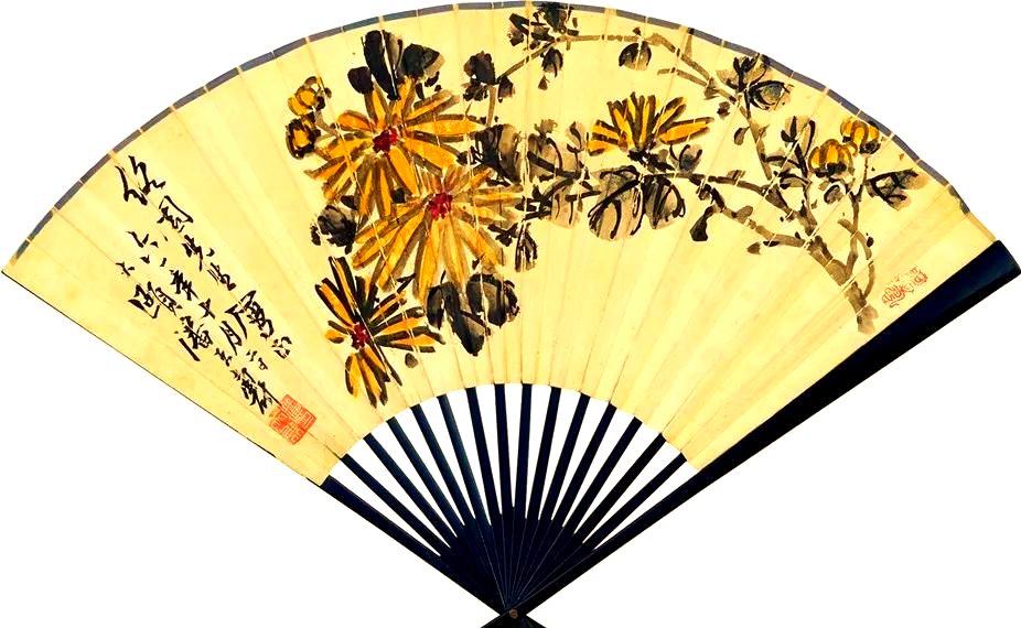 潘天寿的多幅扇面画欣赏