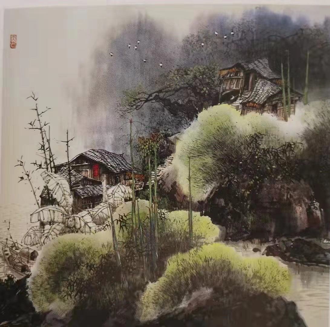 著名畫家於永茂山水畫作品聯展