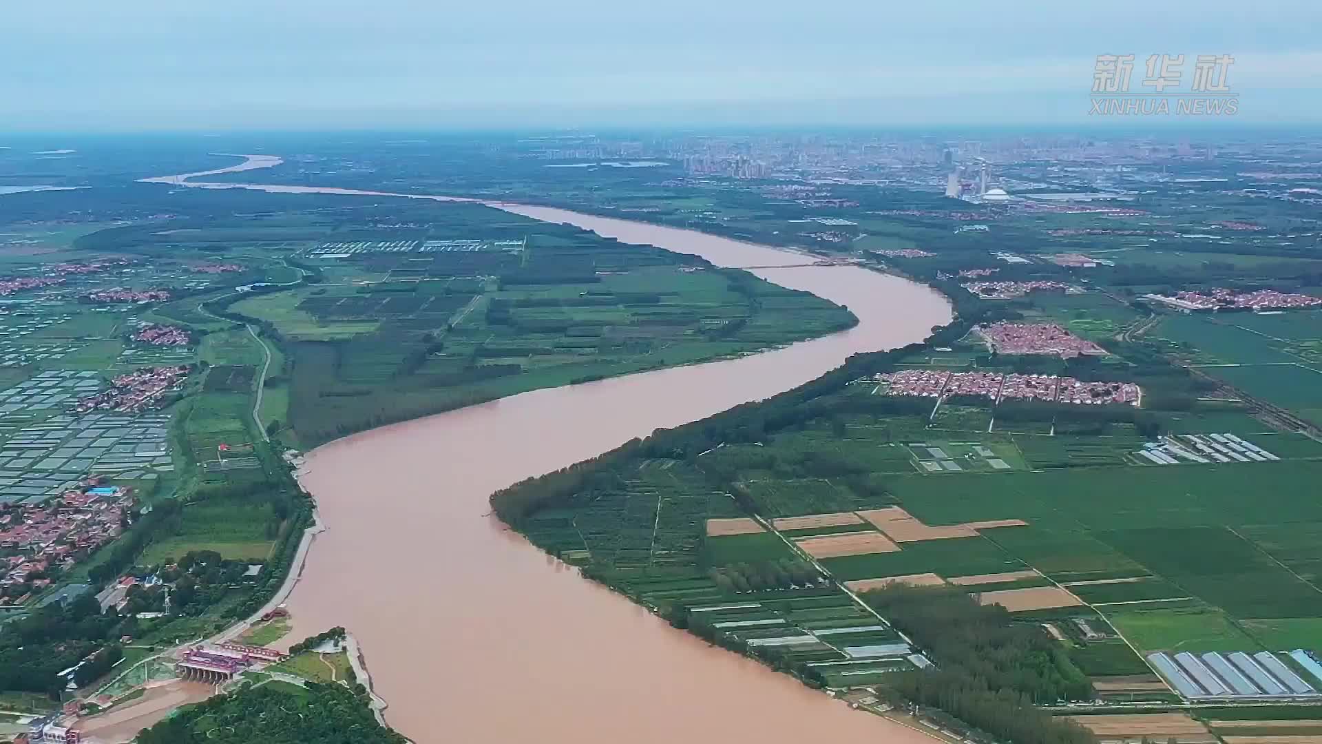 航拍:九曲黄河"尾闾"美
