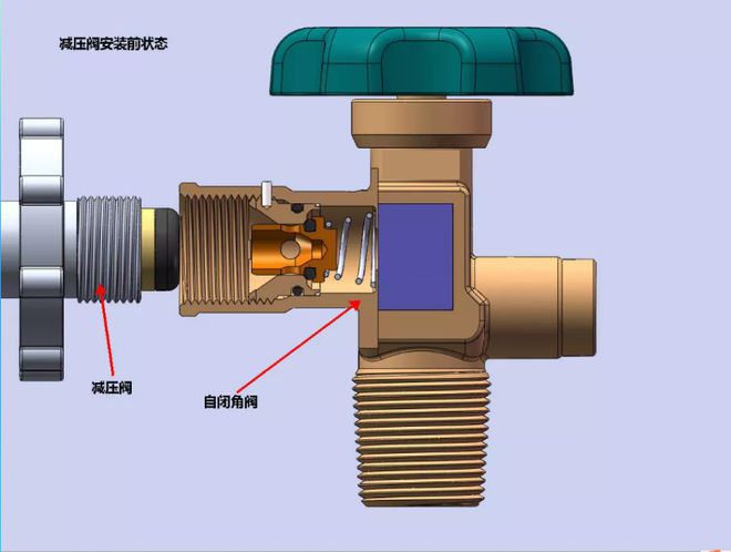 瓶头阀结构及原理图图片
