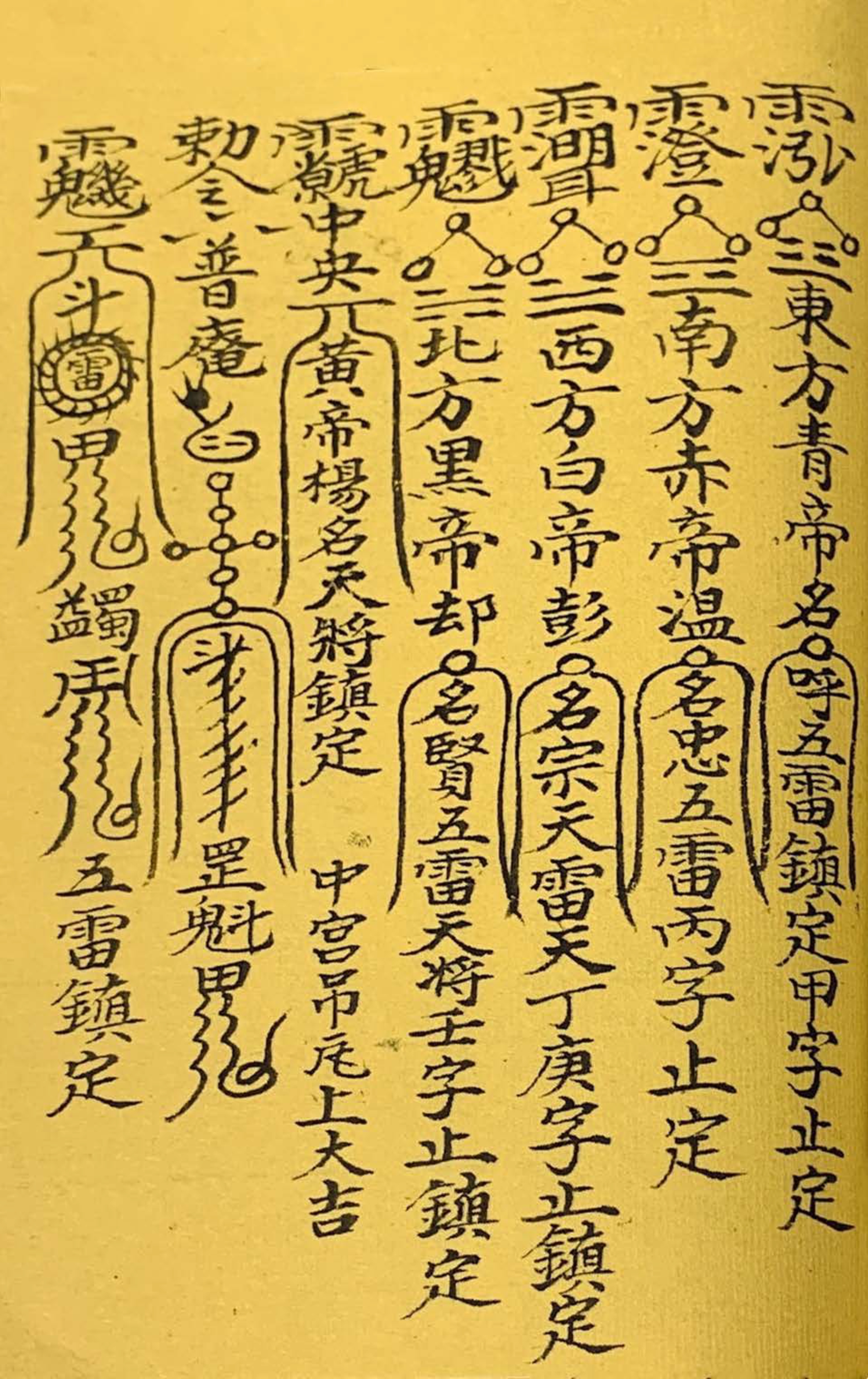 道教古籍 终南秘本五雷镇