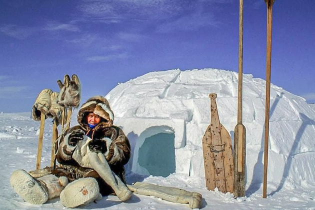北极地区因纽特人图片