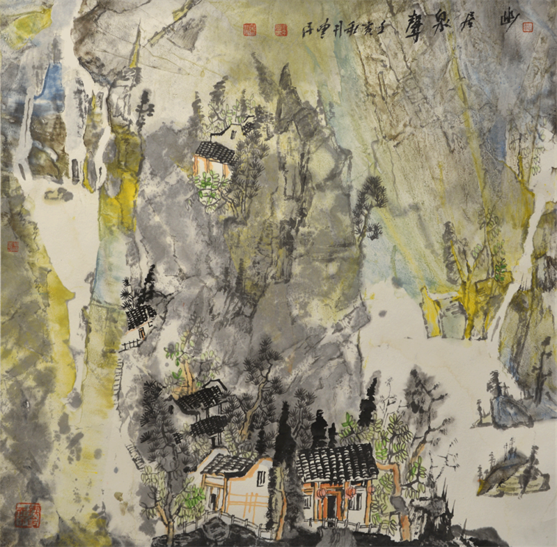 全国书画名家作品汇聚闽都 古韵高远赞美祖国山河