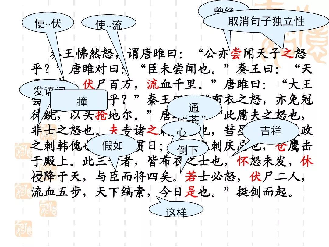 新鲜出炉（唐雎不辱使命原文朗读）唐雎不辱使命的节奏划分 第9张