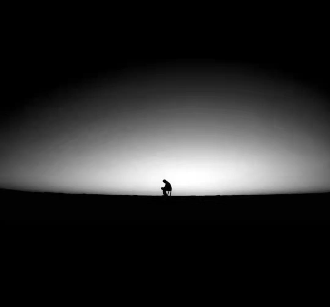 续写:地球上最后一个人独自坐在房间里,这时忽然响起了敲门声?