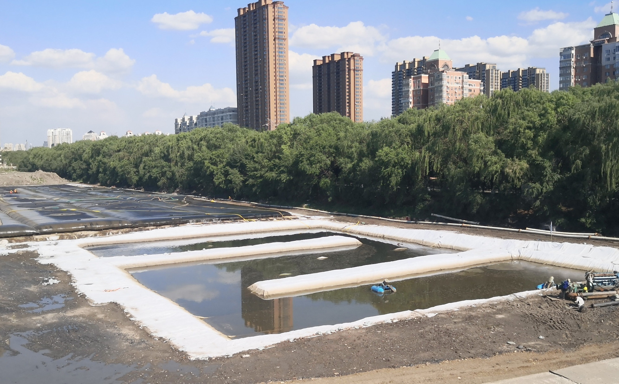 全程环保无异味!哈尔滨市何家沟这样清淤