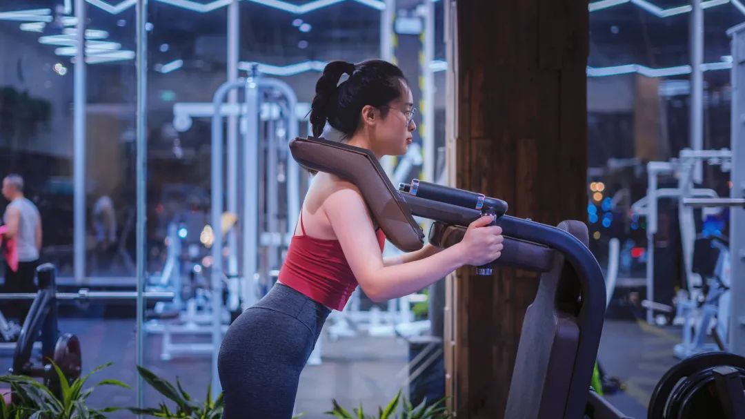 在健身房拍的一组照片