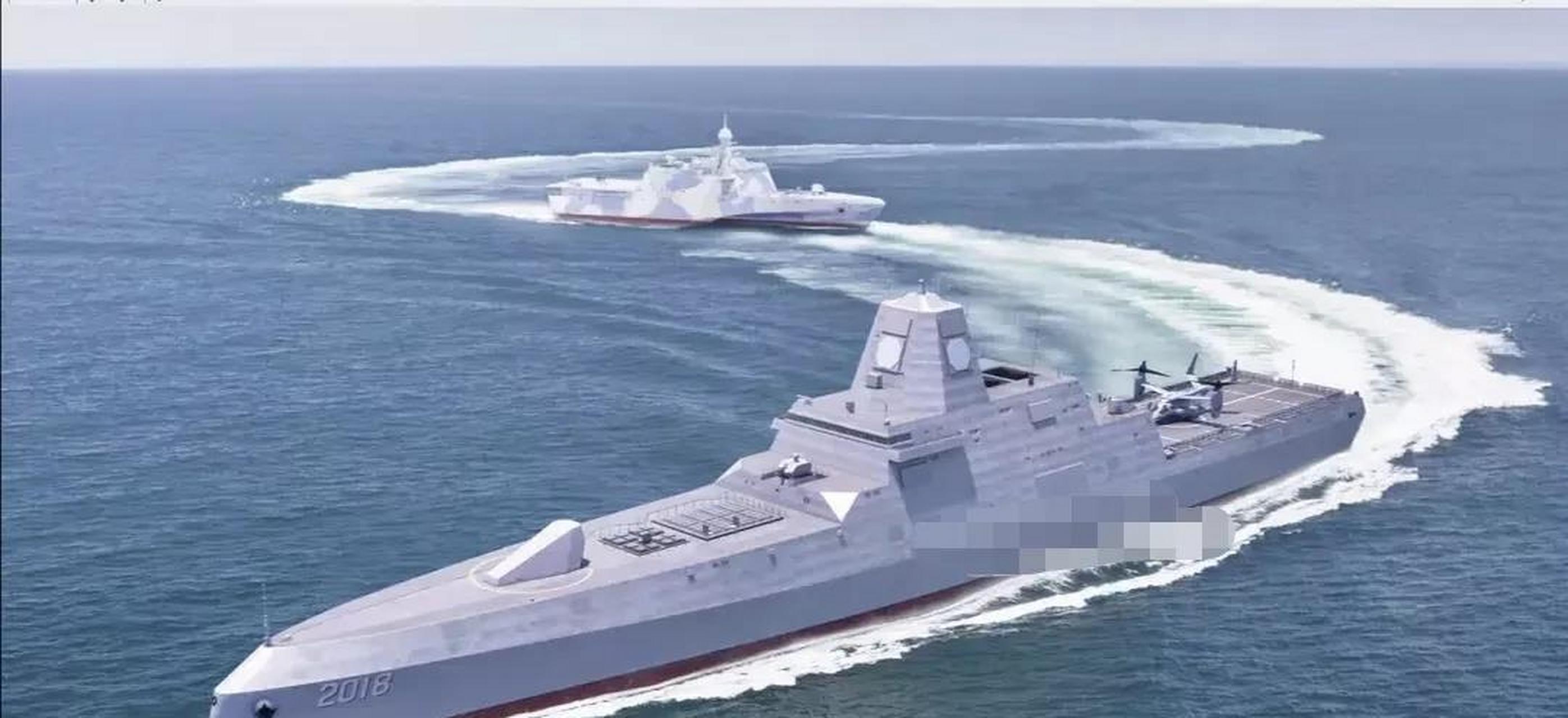 美:听说你们现在开始在研制058全能舰了?