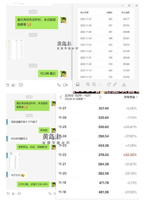 黃島主《淘寶藍海虛擬項目陪跑訓練營6.0》每天純利潤200到1000