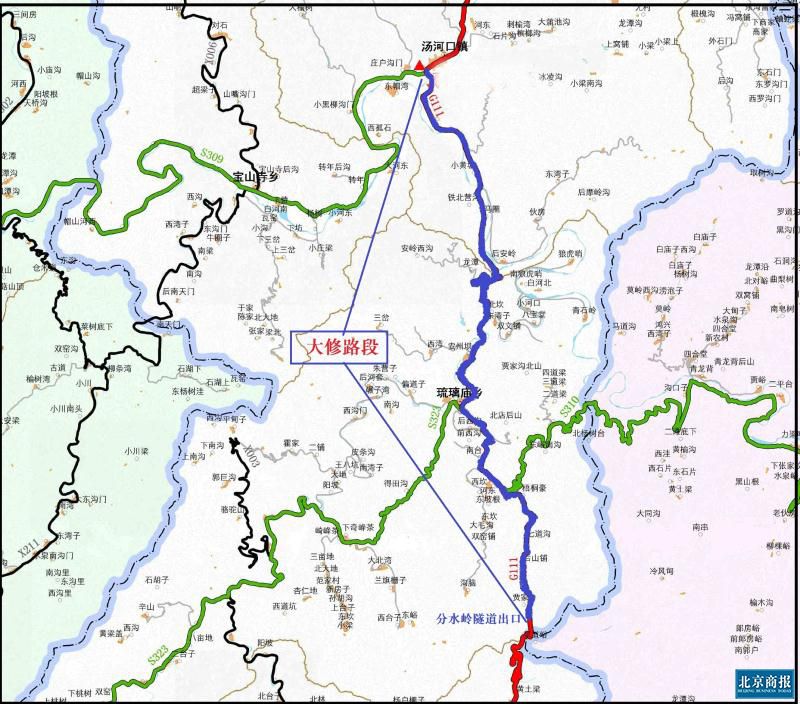 111国道全程线路图图片