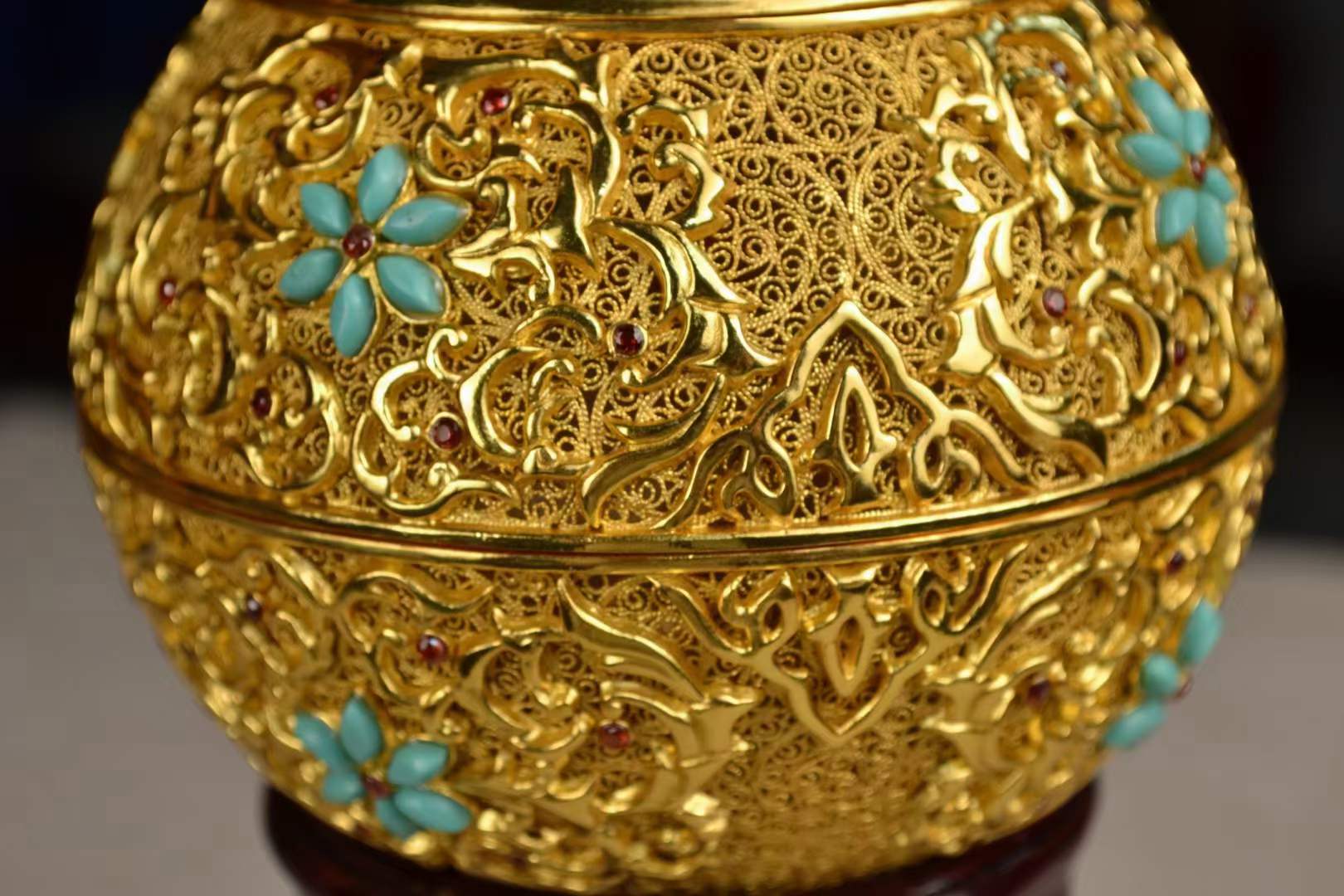 新品花丝镶嵌摆件