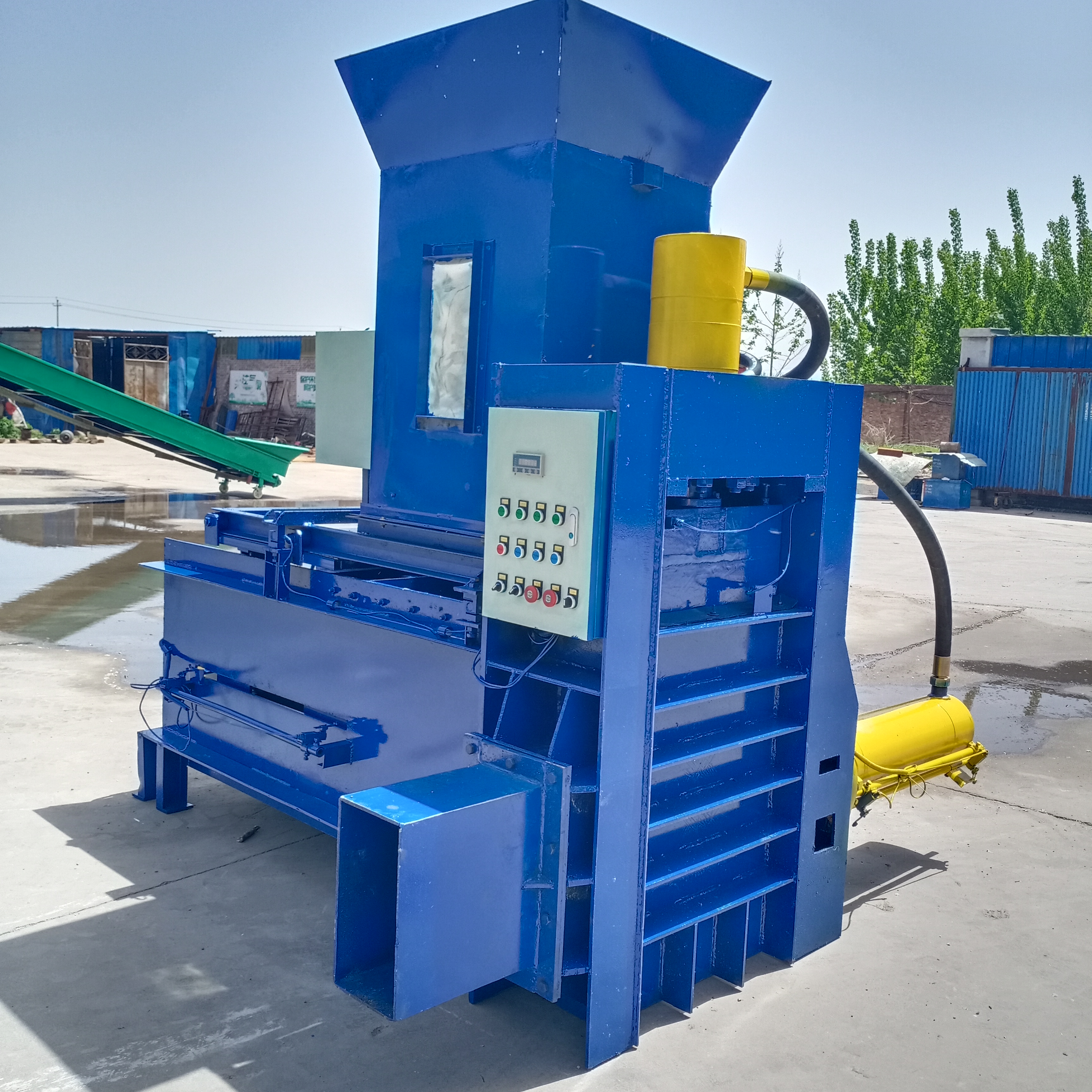 稻壳压块机 稻壳打包机 三缸系列