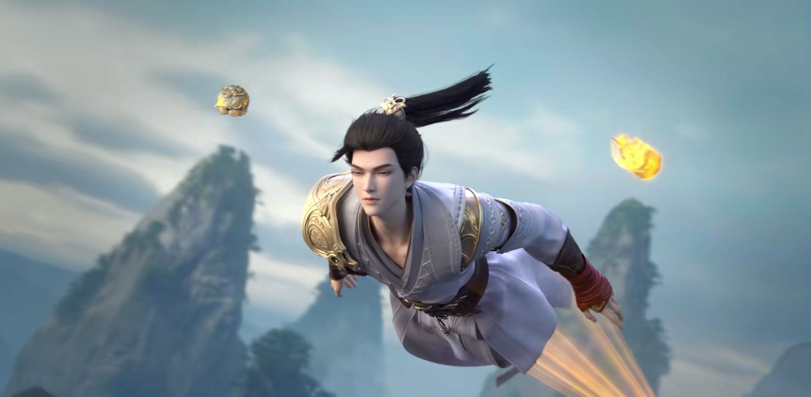 完美世界:石昊一家四口团聚,小塔和打神石搜刮不老山宝库