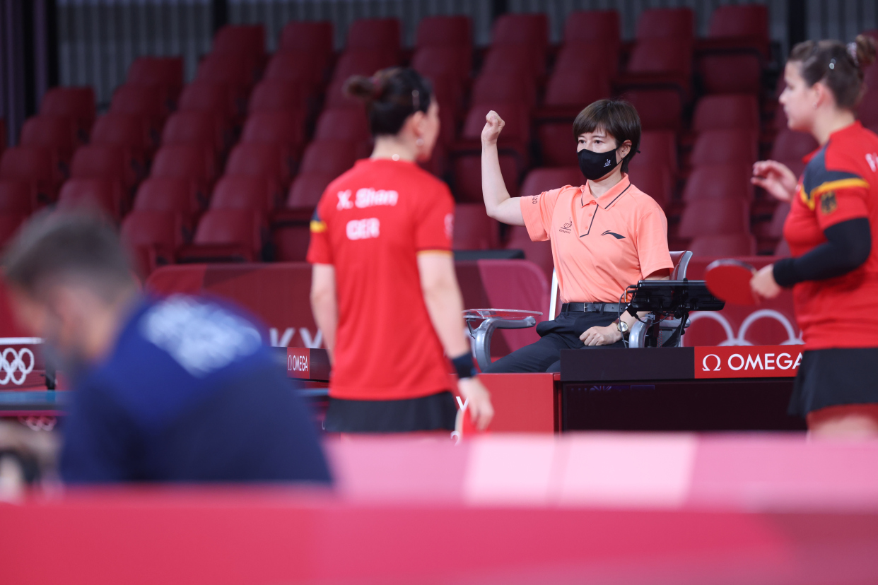 东京奥运乒乓球惟一中国裁判吴飞:我不能给中国乒乓球丢脸丨专访