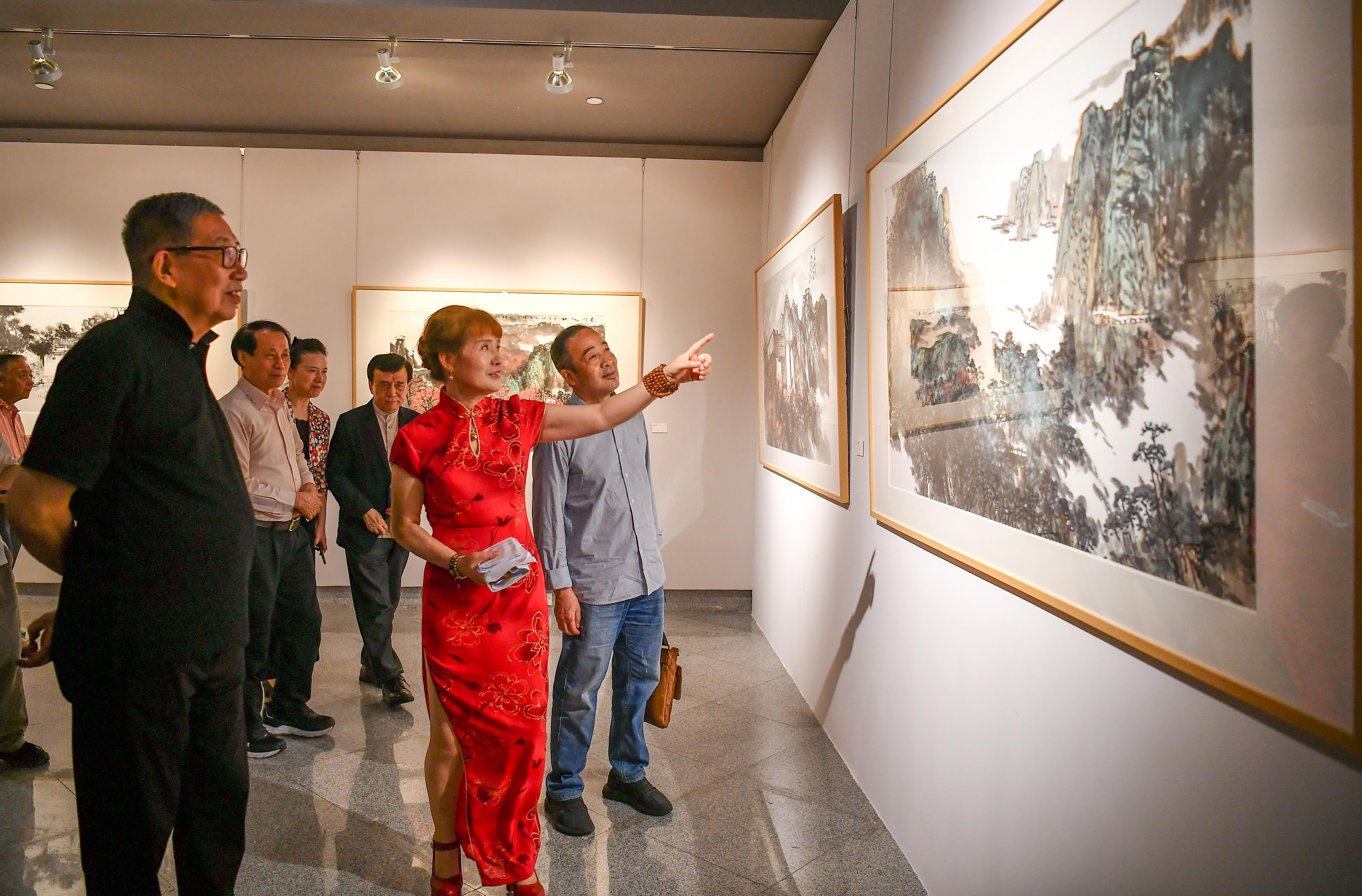 上下映带 起止无痕,高炜山水画作品展来了