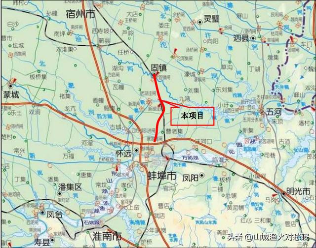 徐州宿州固镇高速规划图片