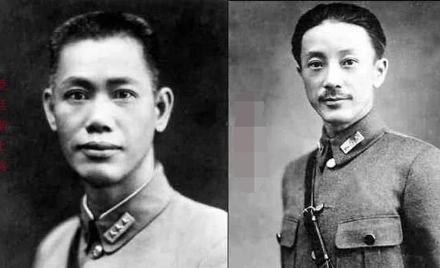 左起:蔡廷锴,蒋光鼎