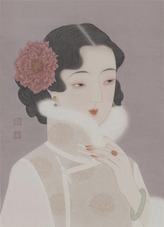 山东籍青年画家清华大学李晶工笔画作品欣赏—念依草堂第200期