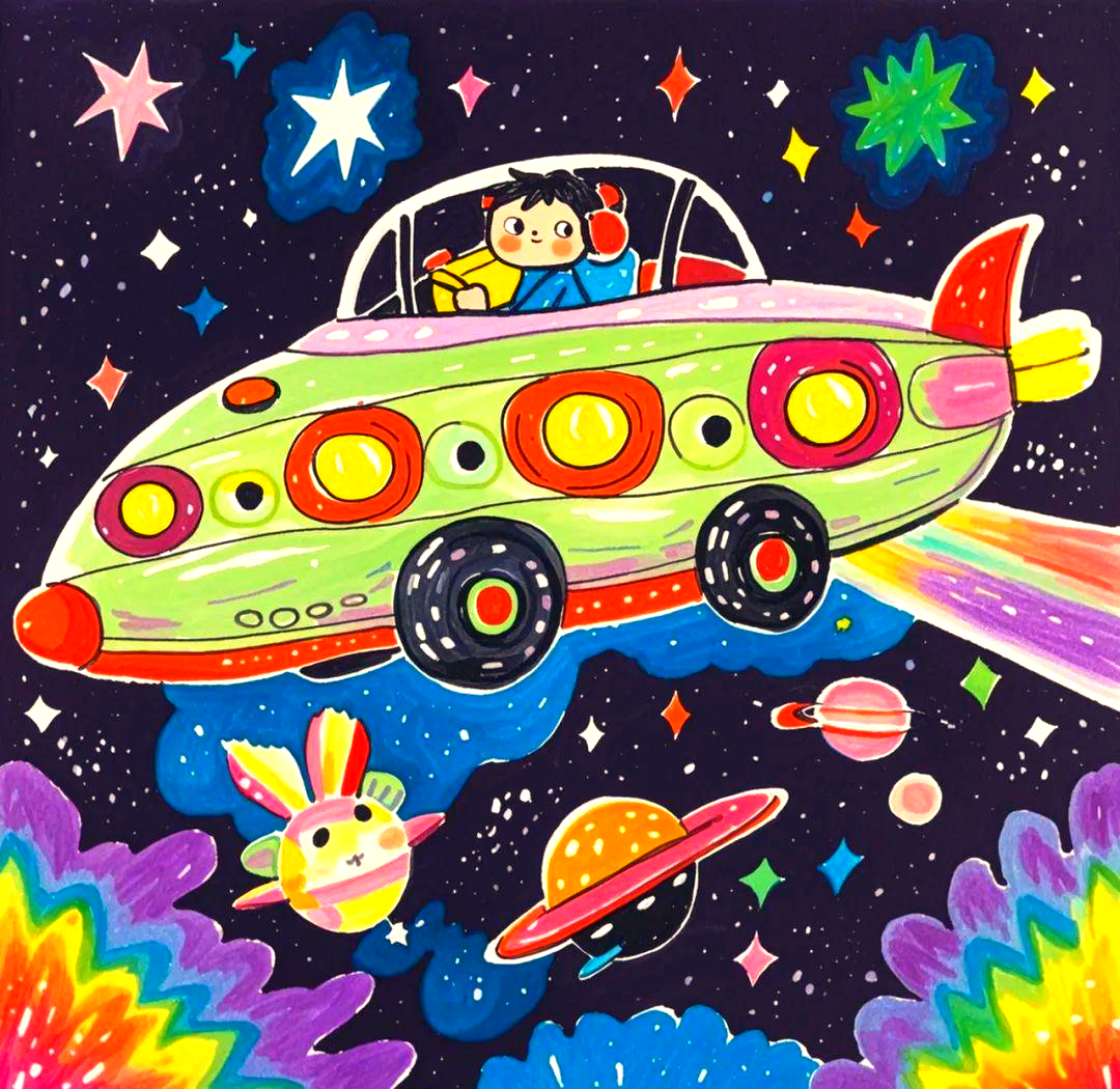 多主题科幻系列创想画,展现未来科技与生活场景