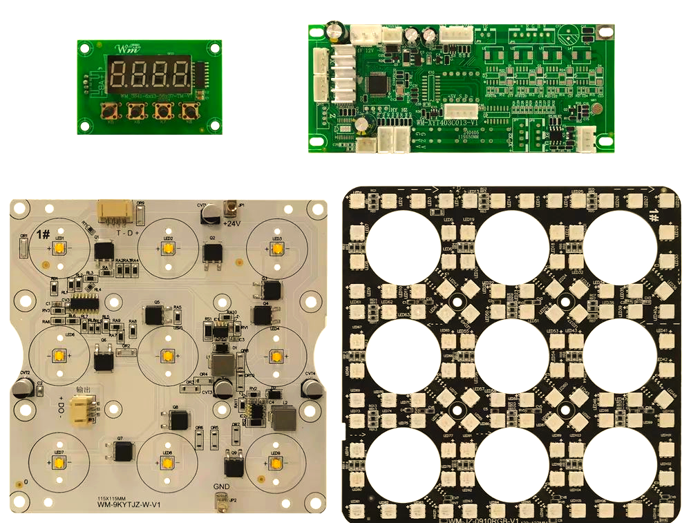 多款摇头矩阵灯效果演示