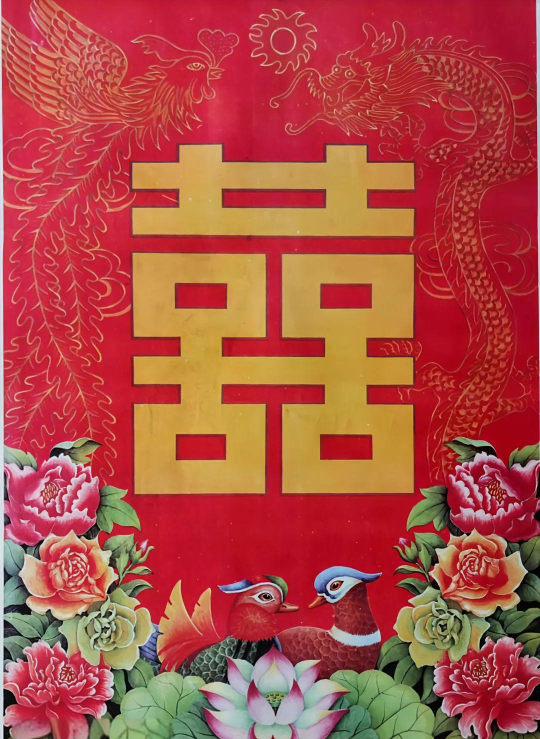 欣赏年画中的多样双喜图