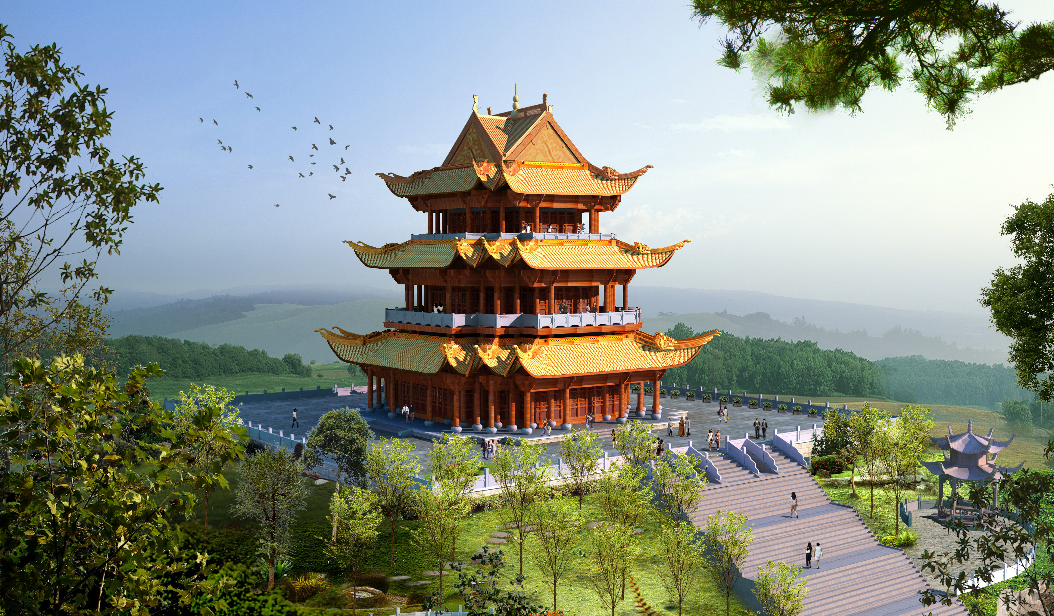 公墓设计(四川省自贡市南山公墓)