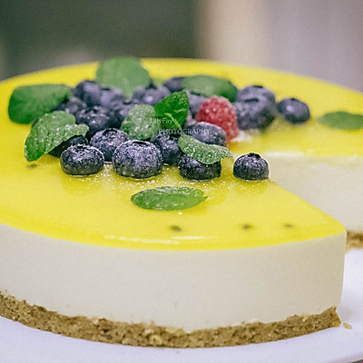 安佳万圣烘焙奇妙夜 木糖醇百香果慕斯——欧巴的生日蛋糕