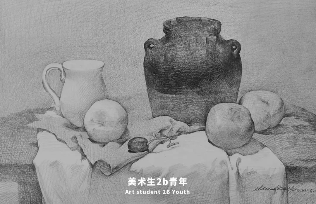 笔触细腻的静物素描,直击观者内心!——顾伟