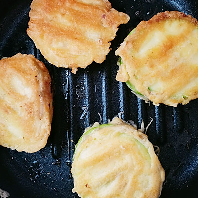 妈妈的味道～空气炸锅茄饼&番瓜饼