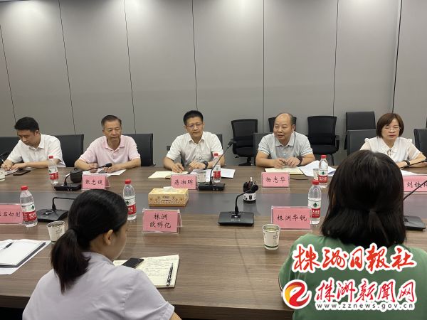 开放发展"百日攻坚"在行动(一):蒋湘晖带队调研株洲市硬质合金产业