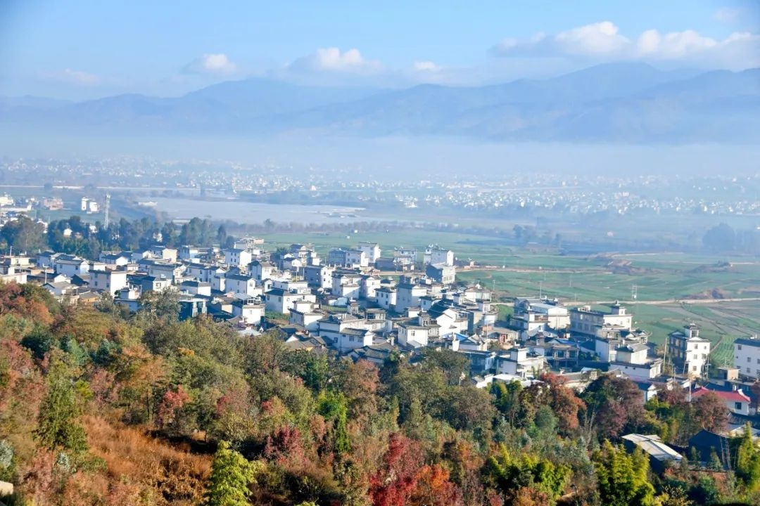 巍山:冬至山村美景如画