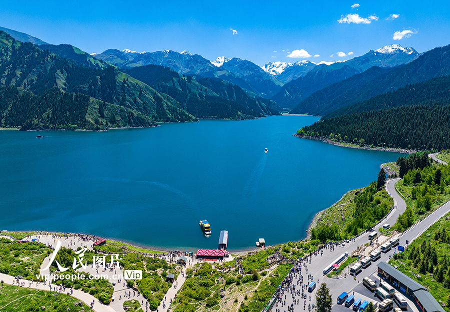 天山天池八大景观图片图片