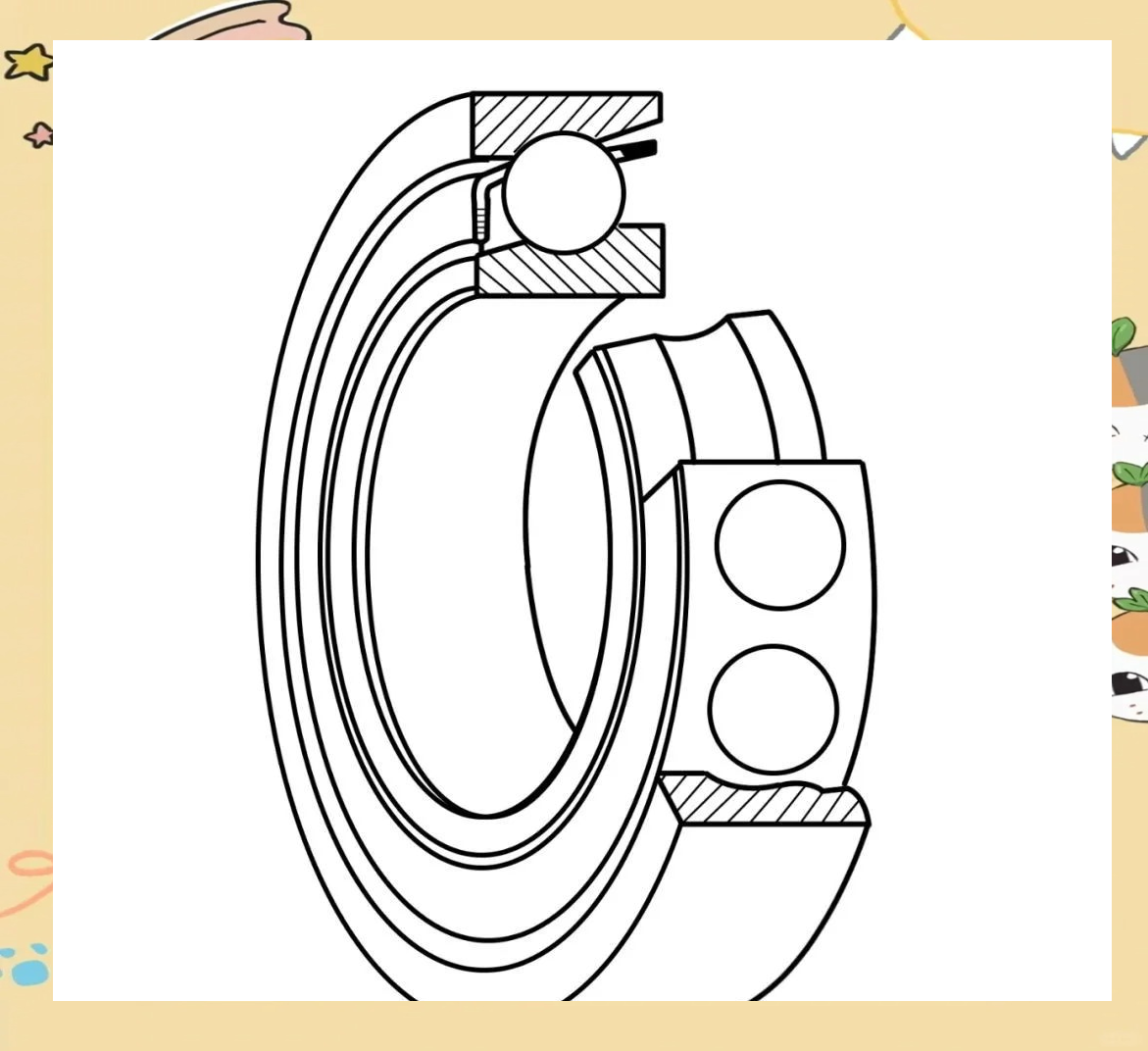 角接触球轴承的分类,应用及安装注意事项