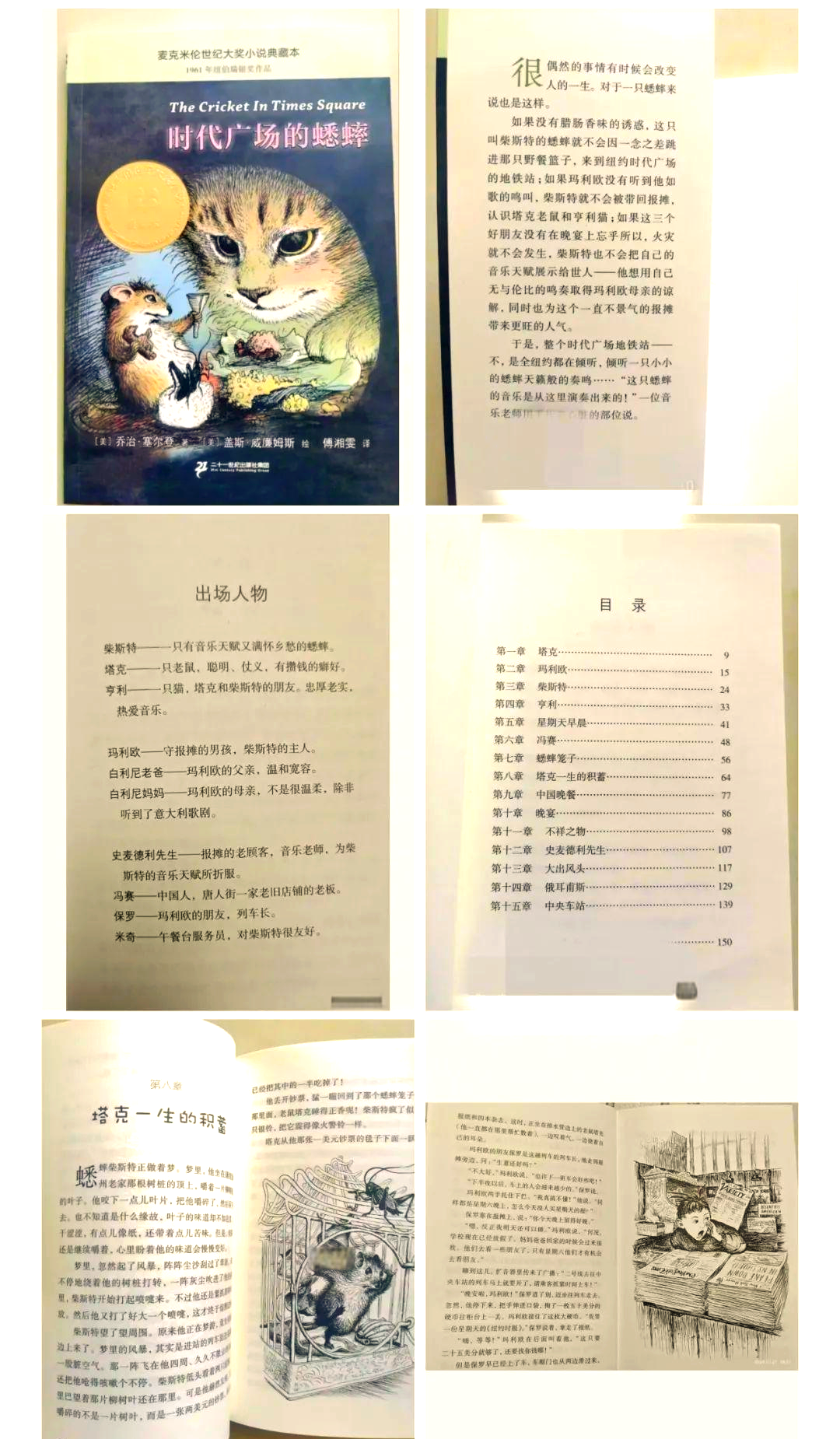 时代广场的蟋蟀阅读测试答案(时代广场的蟋蟀阅读手册及答案)