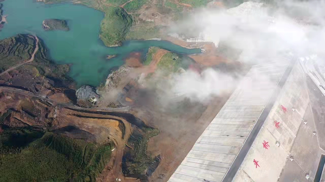 贵州安龙:平桥水库成功下闸蓄水