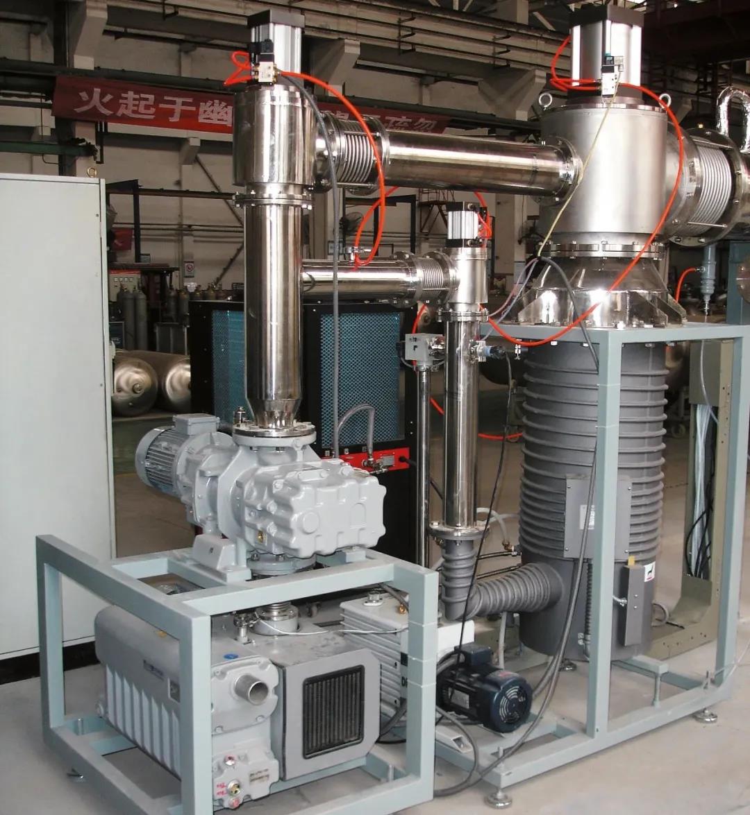 百度爱采购首页 商品专题_真空文下图是一个典型的扩散泵抽气机组