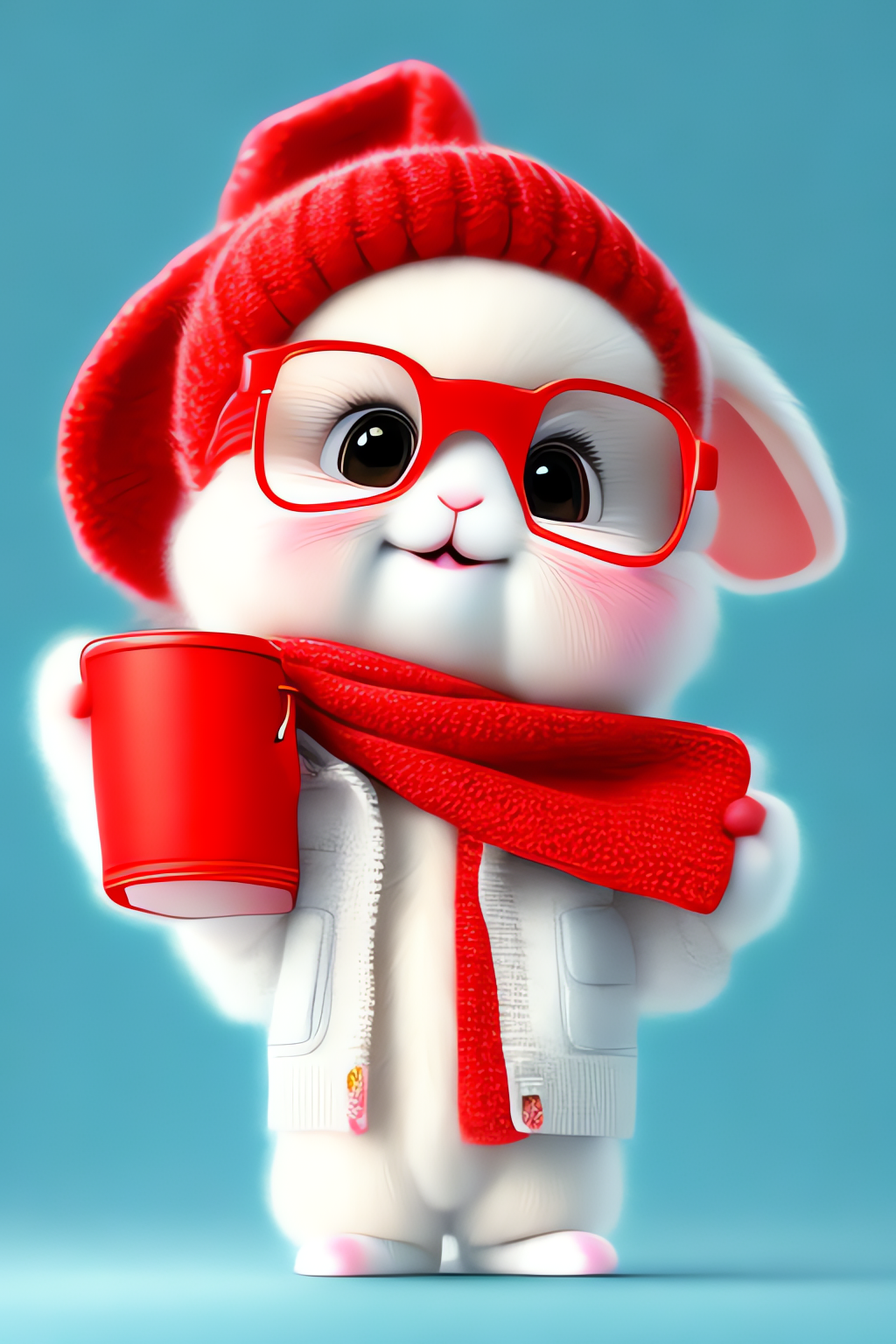 萌萌兔手机壁纸 高清原图