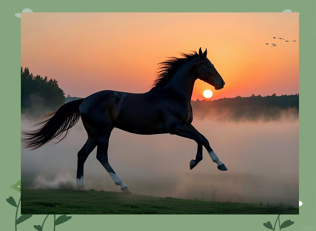 《草原之魂:骏马的诗意篇章》