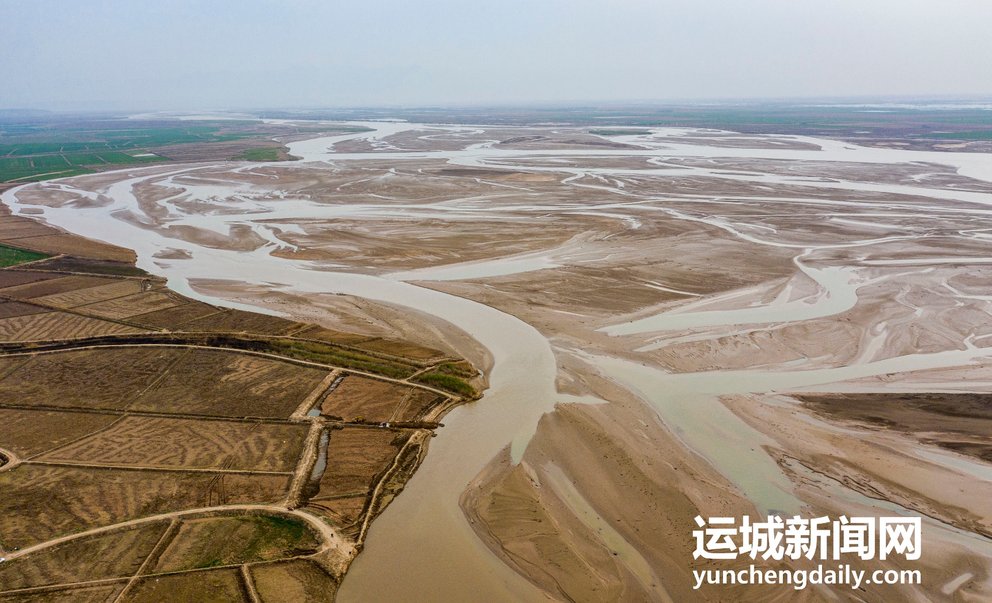 永济黄河滩风景区图片