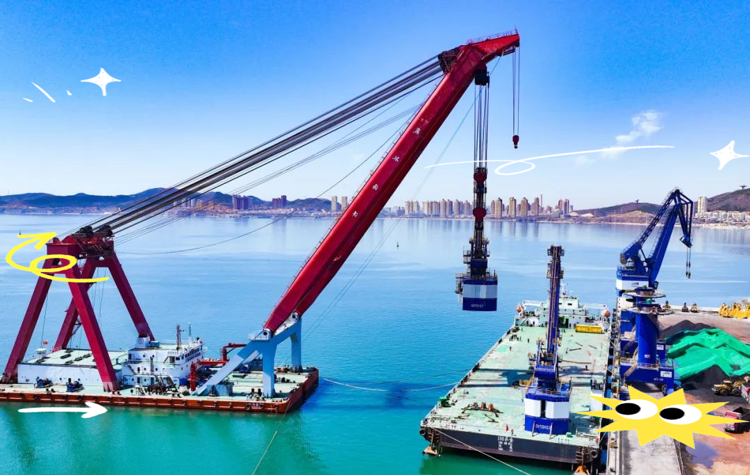 新门机亮相大连湾港区,助推港口自动化建设