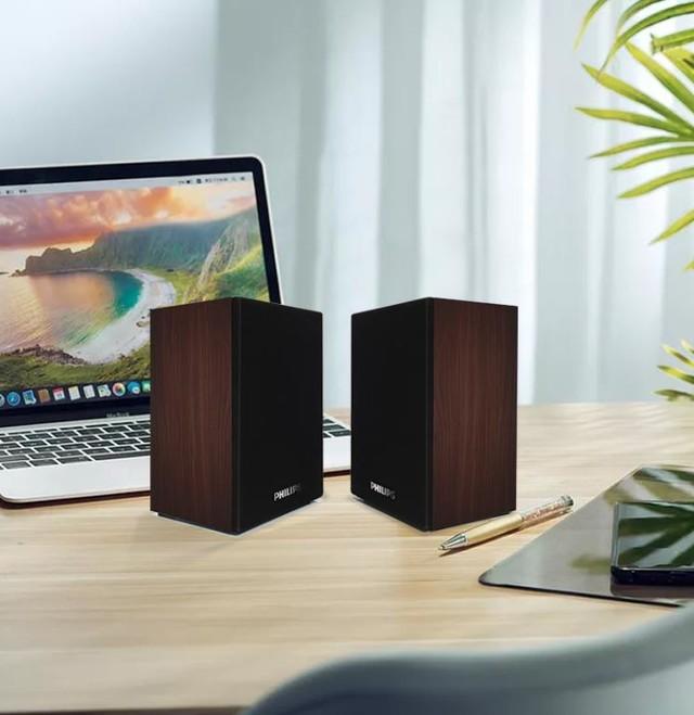 飞利浦 spa20发烧级音箱京东促销中 木质箱体经典设计