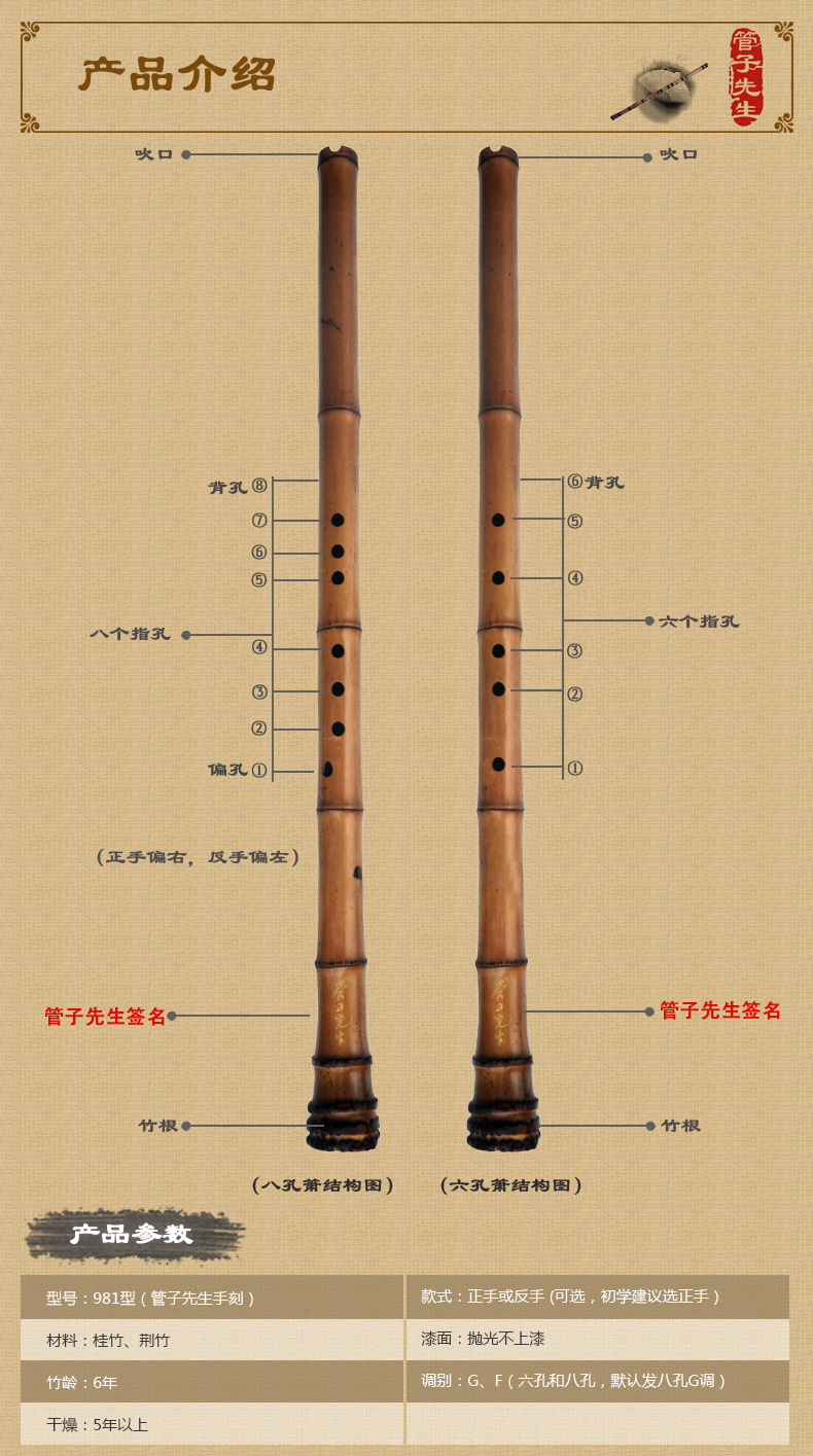 箫的种类图片