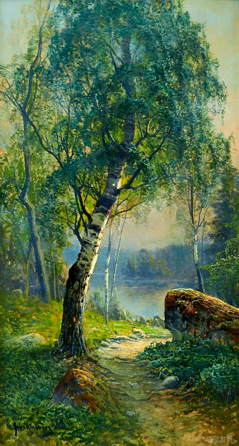 展现独特艺术风格的北欧风景油画集!
