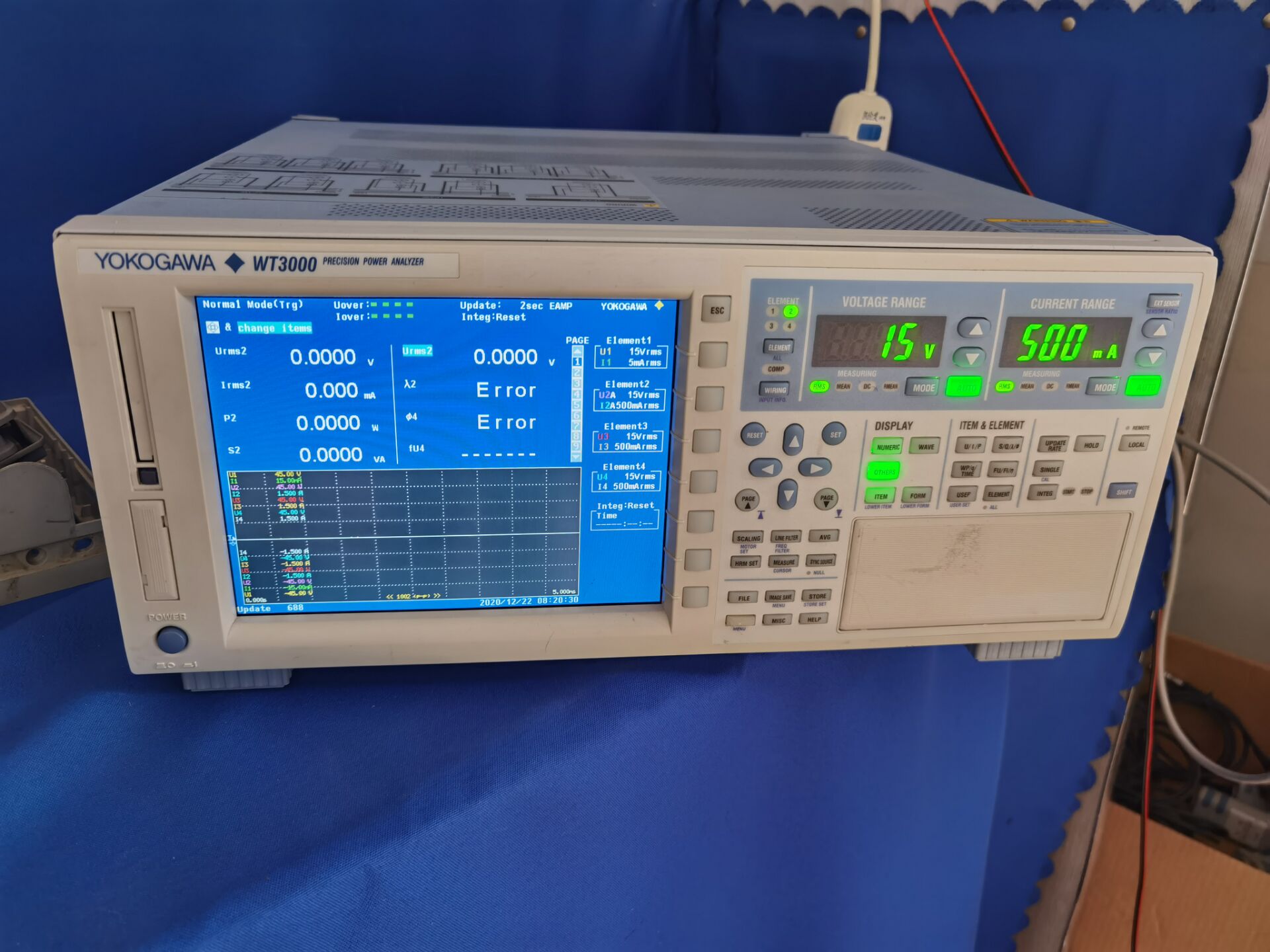 yokogawa横河wt3000功率分析仪