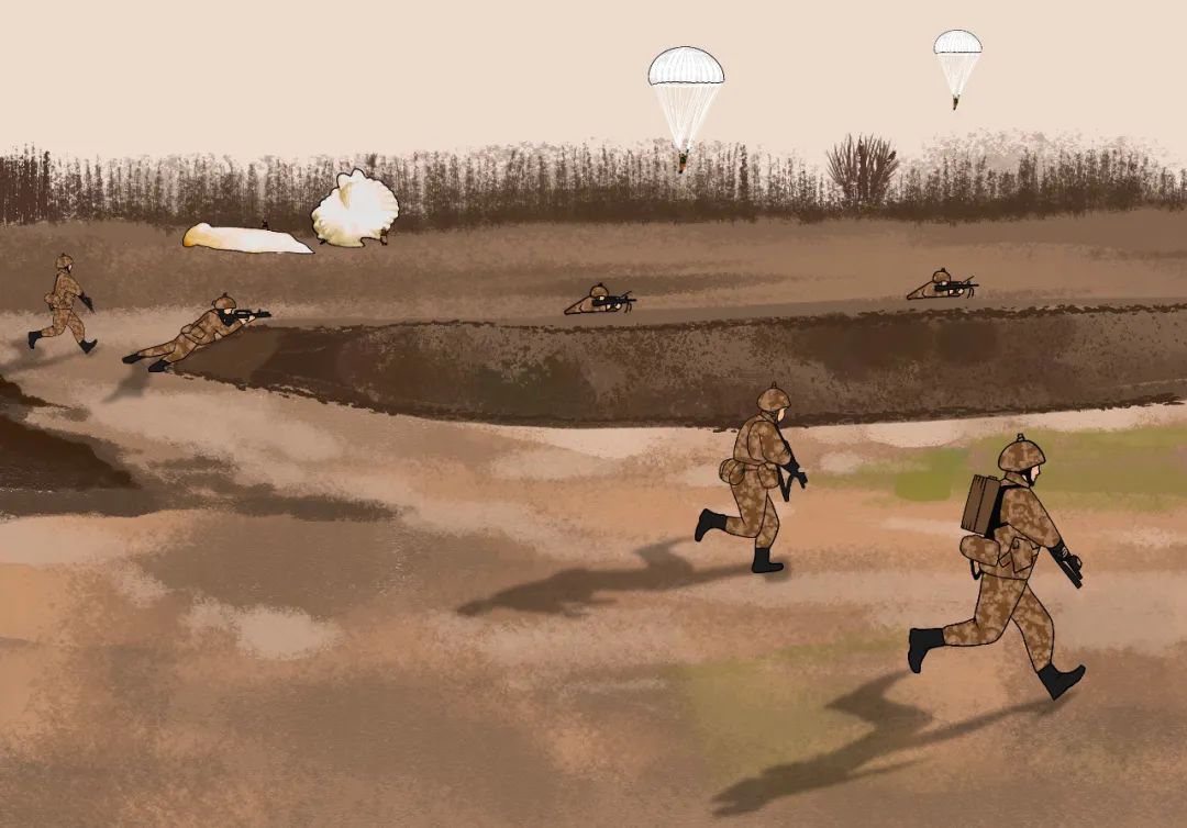 一组漫画带你领略空降兵的精彩!