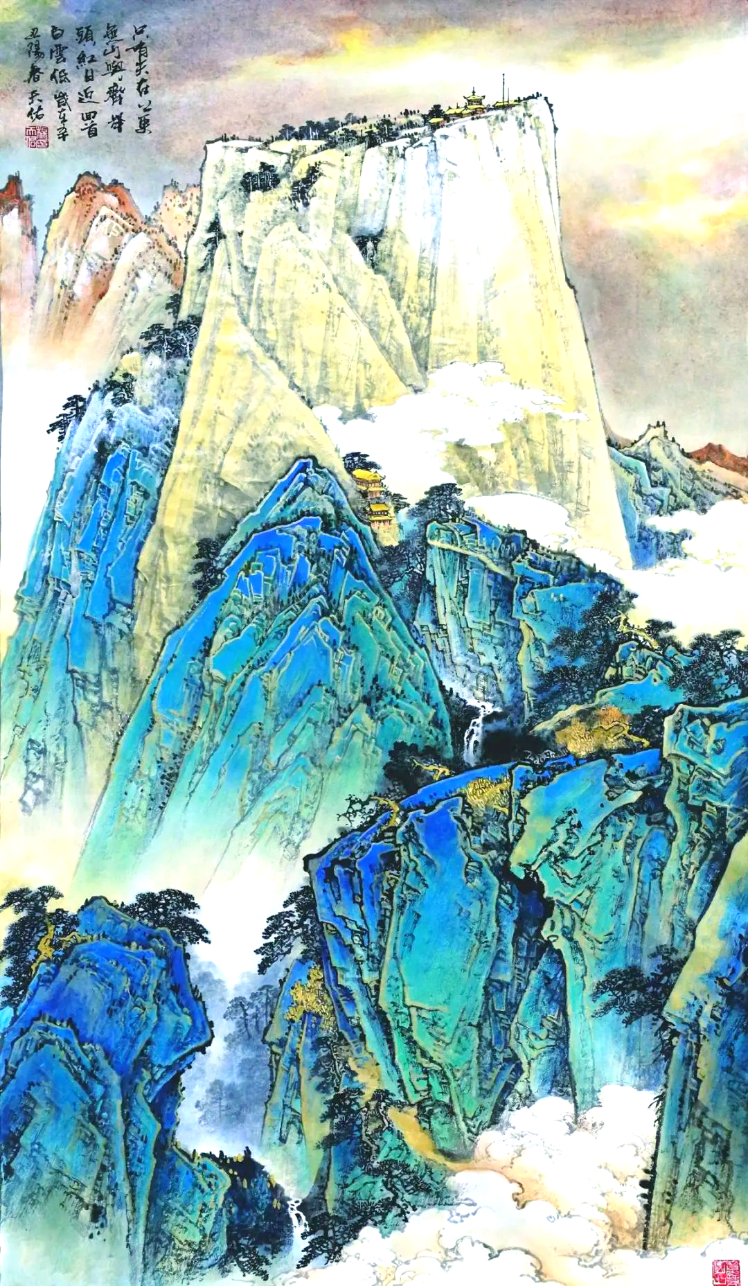 山水画中的诗意世界,探索杨天佑的艺术之旅