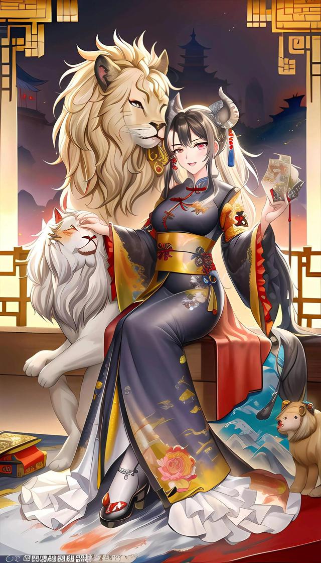 狮女兽耳娘二次元壁纸系列(一)
