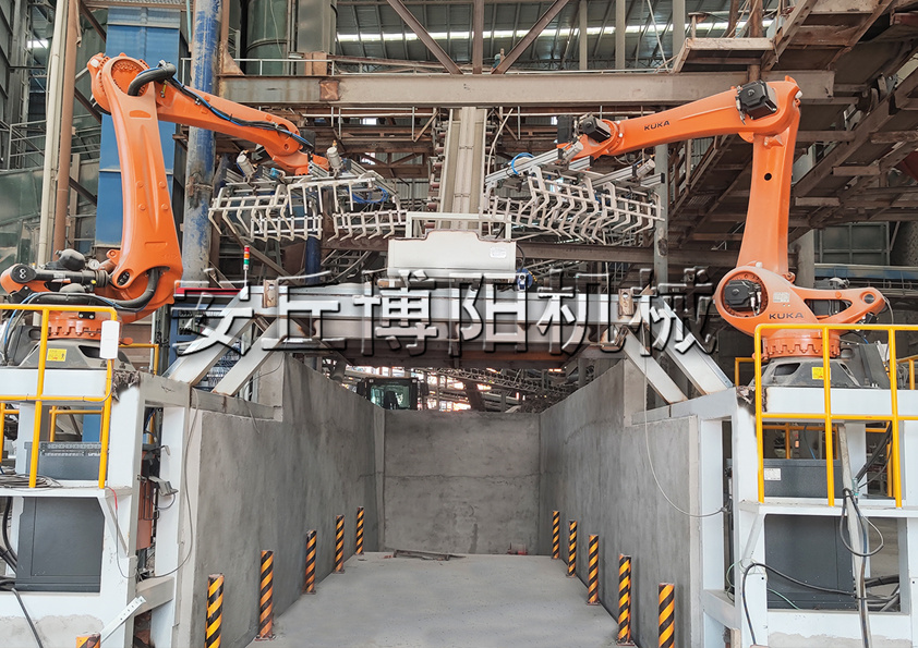 50kg编织袋全自动装车机设备实现袋料全自动装车